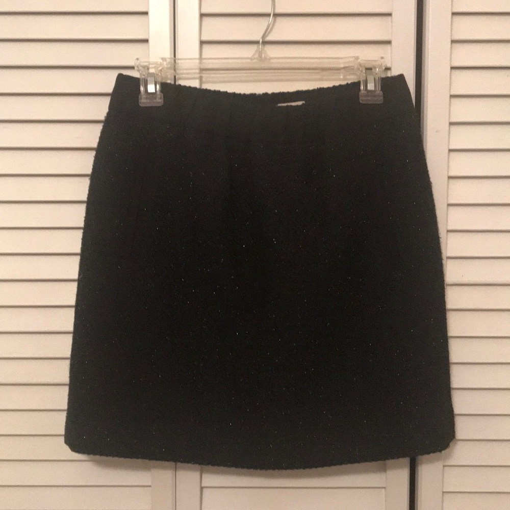 Loft black skirt